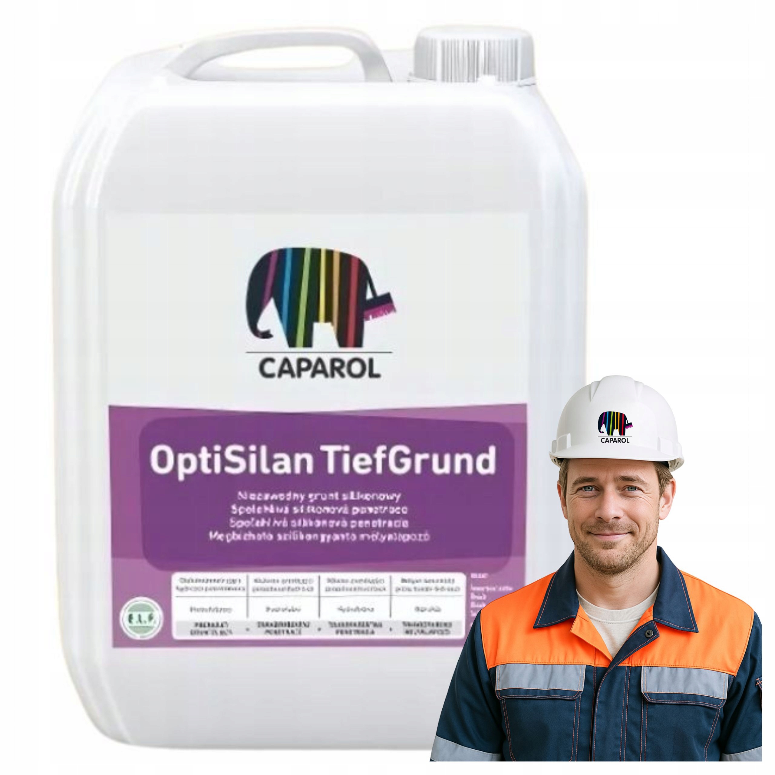 Środek gruntujący głębokopenetrujący Caparol OptiSilan TiefGrund 10 l