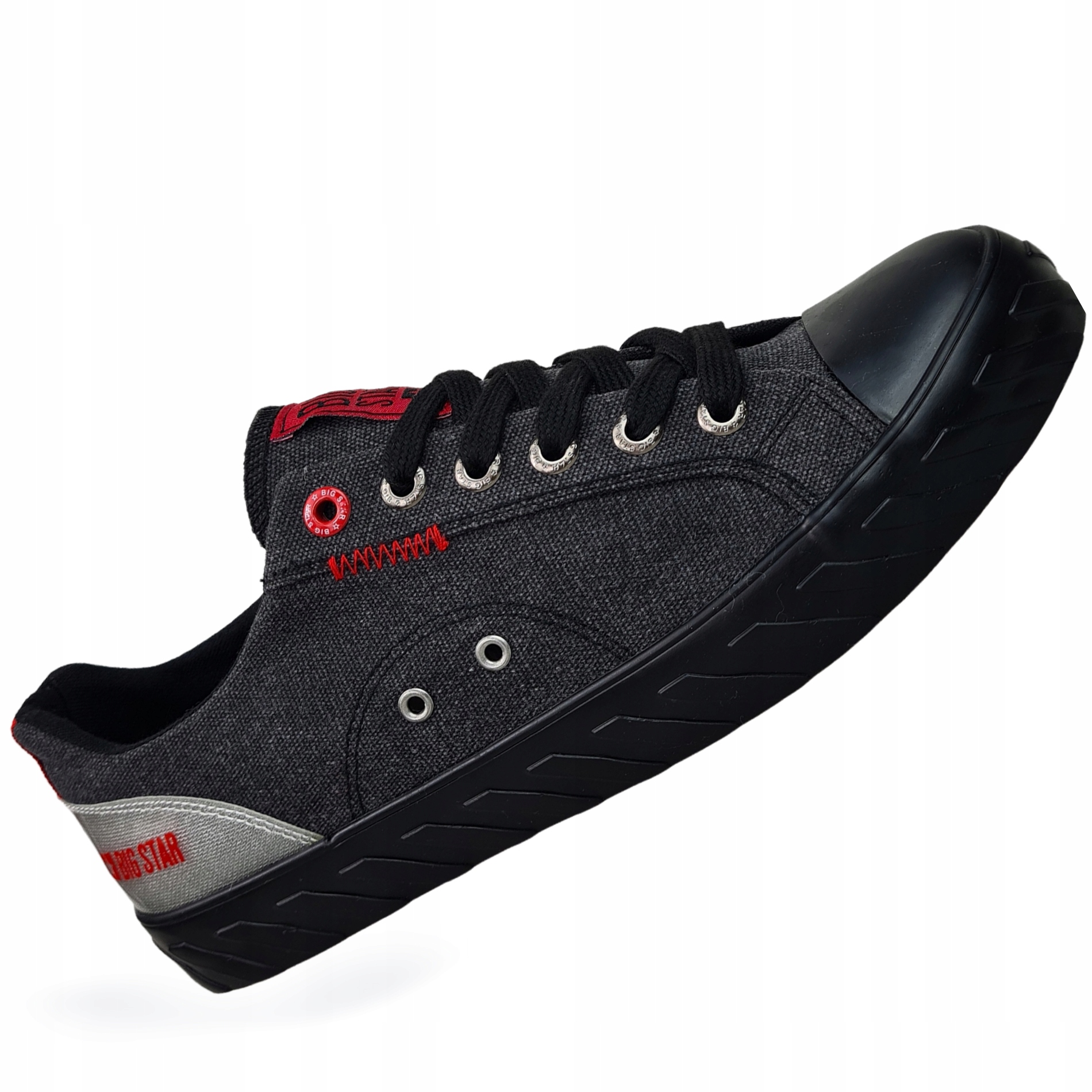 

trampki męskie całe czarne Big Star buty JJ174192