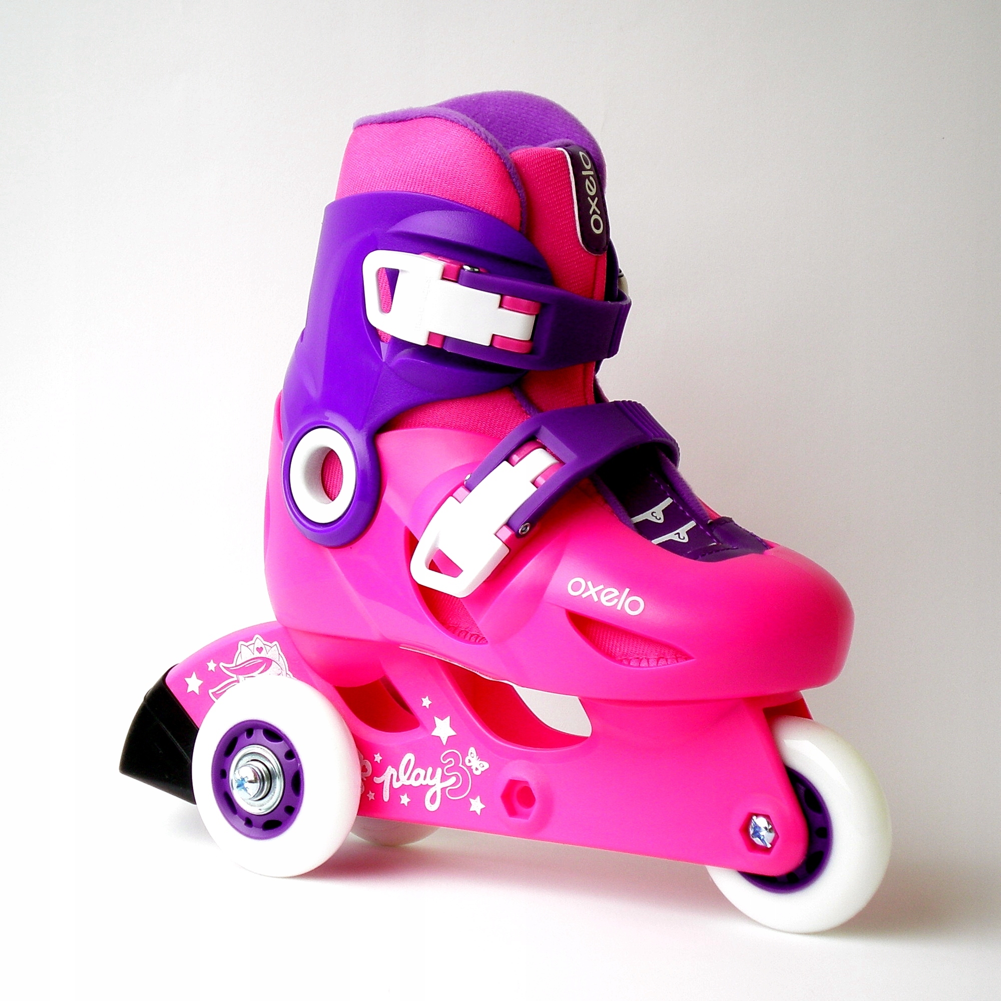 Rolki dla dzieci regulowane Kid Rosa rozm 26-27-28 Kolor Różowy