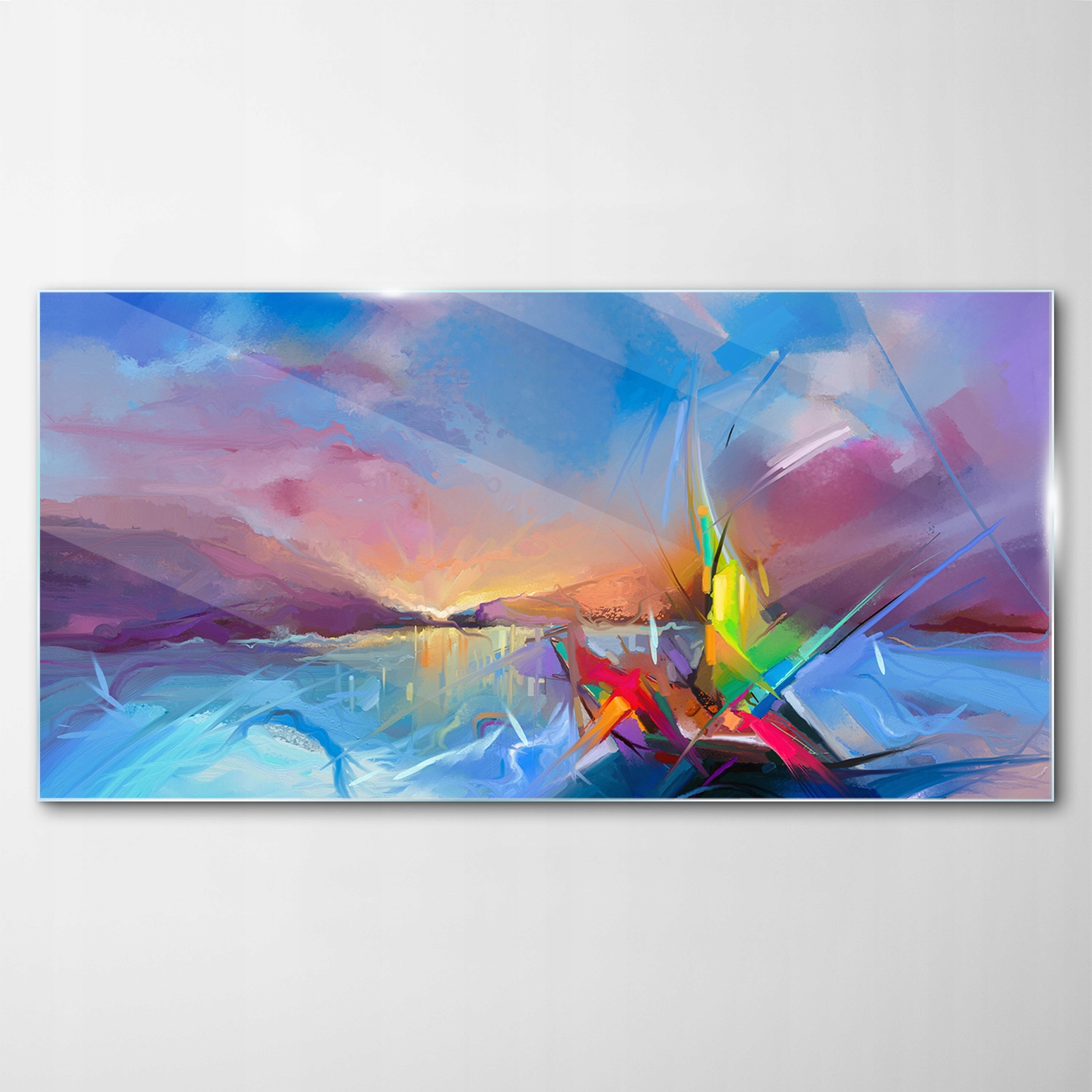 

Obraz Szklany Dekor Abstrakcja Akwarele 120x60