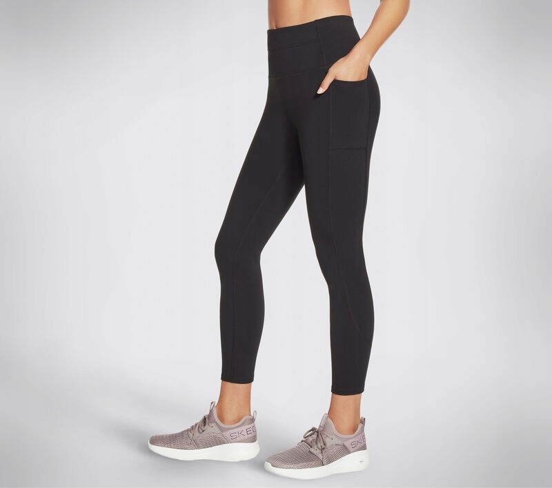 Dámské legíny Skechers Go Walk High Waisted 7/8 černé W03LG31B Blk