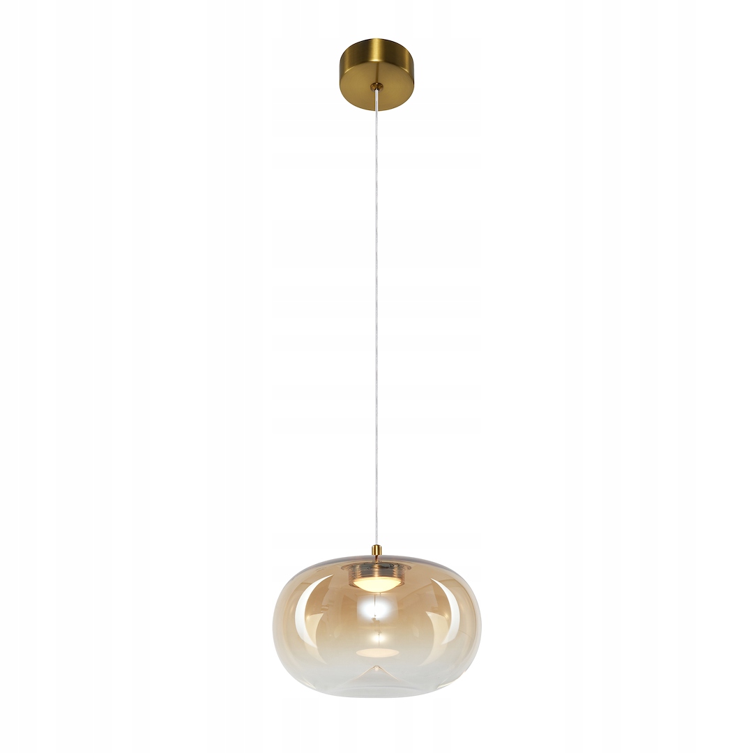 MiLAGRO Závěsná lampa Vaso 1 Amber 4W Stropní lustr Osvětlení