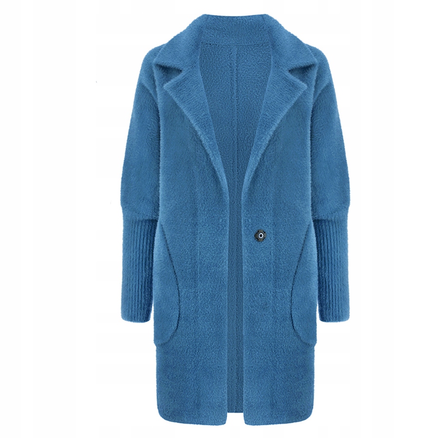 ALPAKA CIEPŁY PŁASZCZ NARZUTKA kurtka WEŁNA KOLORY Marka Katmandi