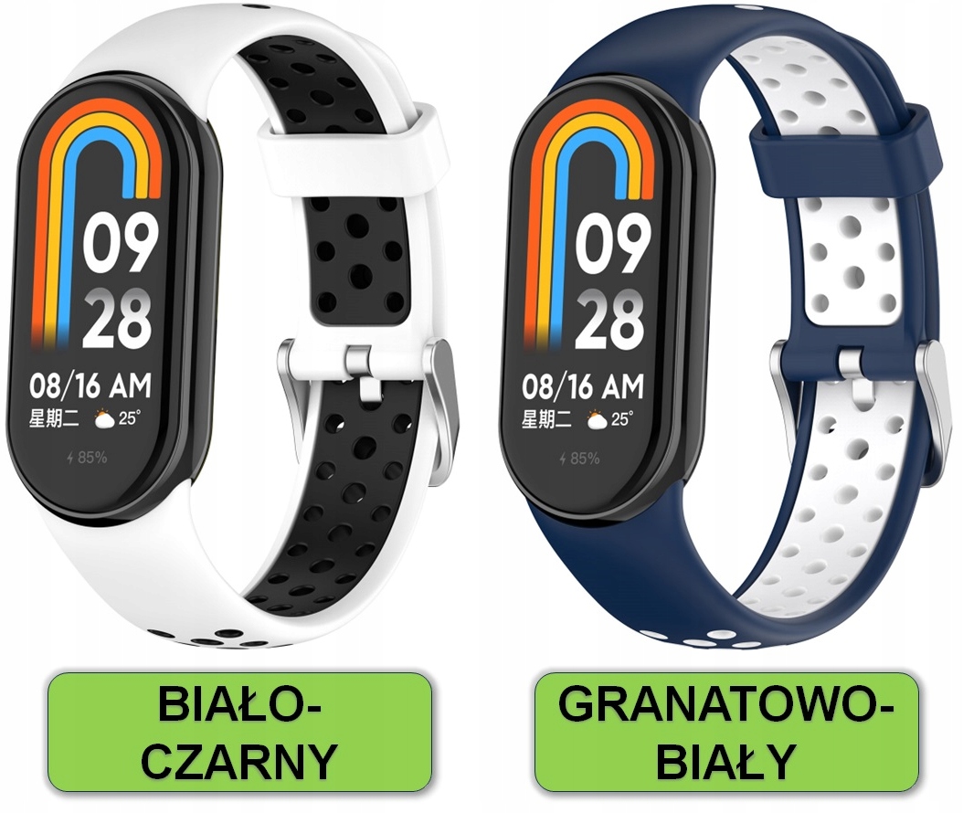 PASEK OPASKA BRANSOLETA DO SMARTBANDA XIAOMI MI BAND 8 |WYBÓR SUPER KOLORÓW Rodzaj pasek