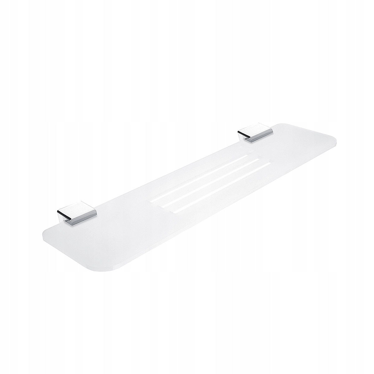 Nimco Kibo police do kúpeľne s otvormi, biela mat, 50 cm Ki X350-26