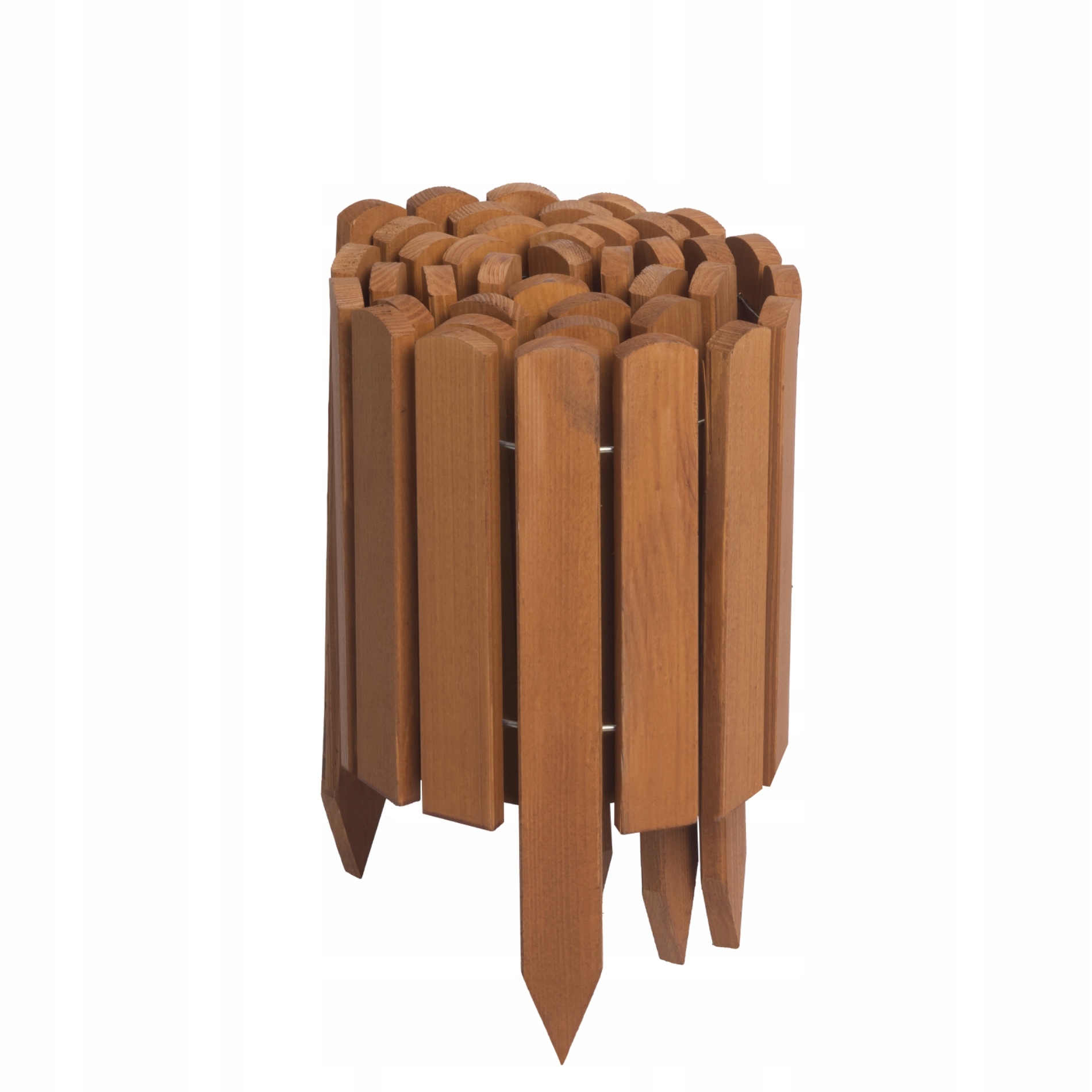 Zahradní plot Trávníkový Lem Zahradní Palisáda Dřevěná 30 x 200 cm