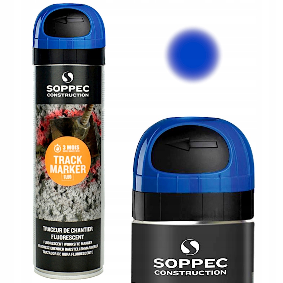 FARBA GEODEZYJNA SPRAY SOPPEC TRACK MARKER 1szt