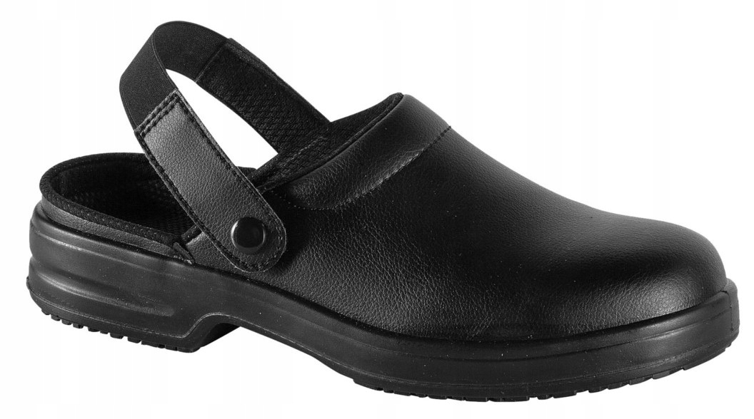 Buty Kucharskie Medyczne Saboty Gastronomiczne Klapki Z Noskiem A713 R. 41