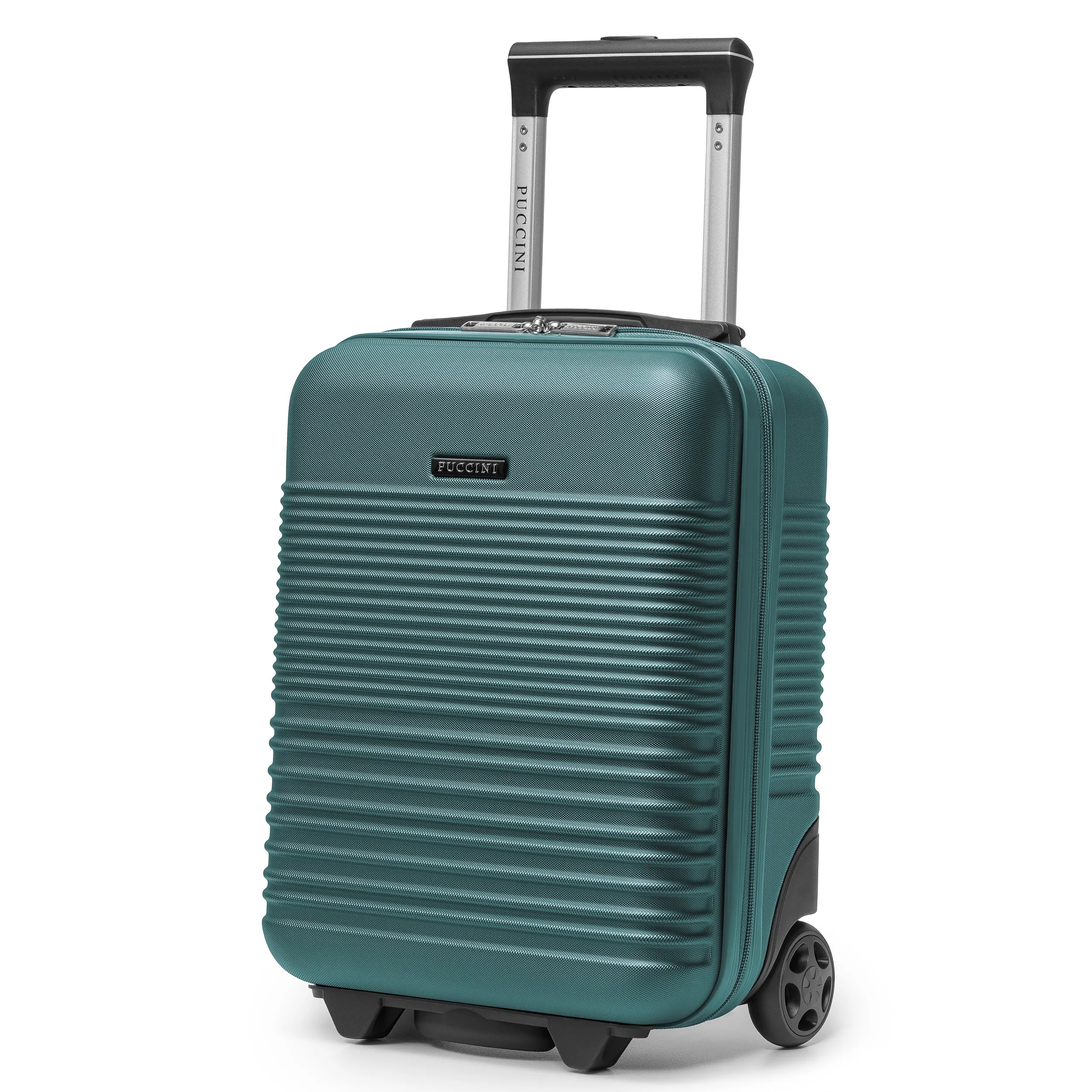 Puccini Walizka Kabinowa Mała Ryanair Wizzair Na Kółkach Zielona ABS028D-5D