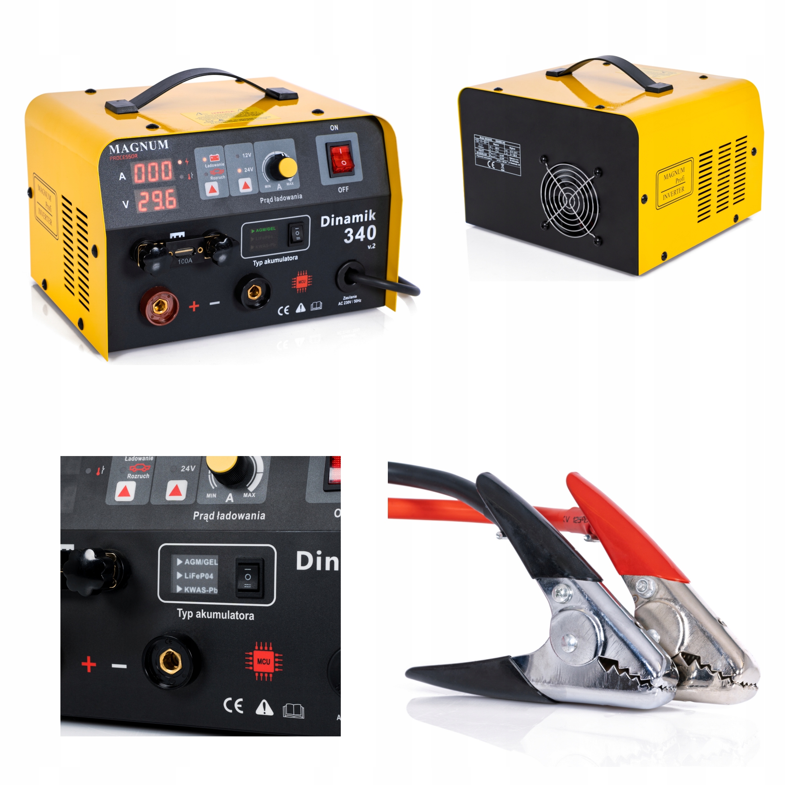 Invertorový Usměrňovač/startovač Dinamik 340 V.2 12/24V Magnum