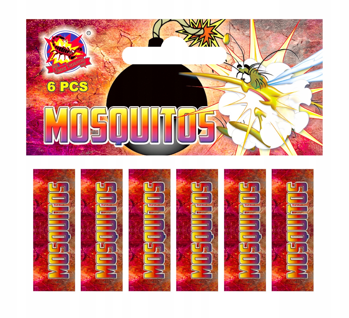 

Latające gwizdki Mosquitos CLE3540PH 6szt Srpyro