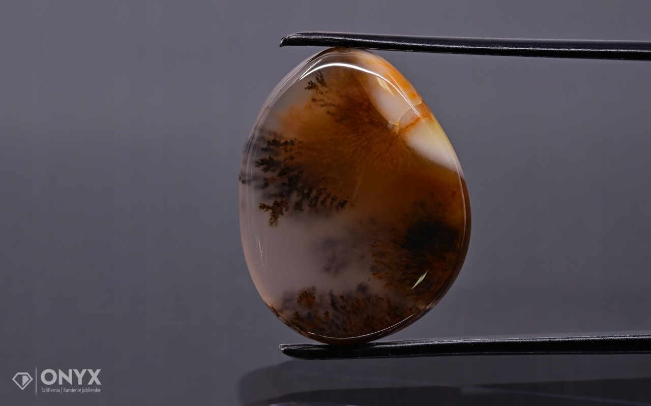 Dendritový achát z Kazachstánu nepravidelná destička