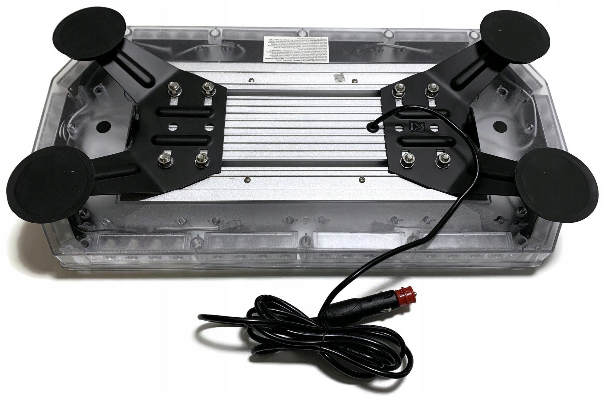 BELKA OSTRZEGAWCZA LED 60cm KOGUT MAGNES 12v 24v Kolor pomarańczowy