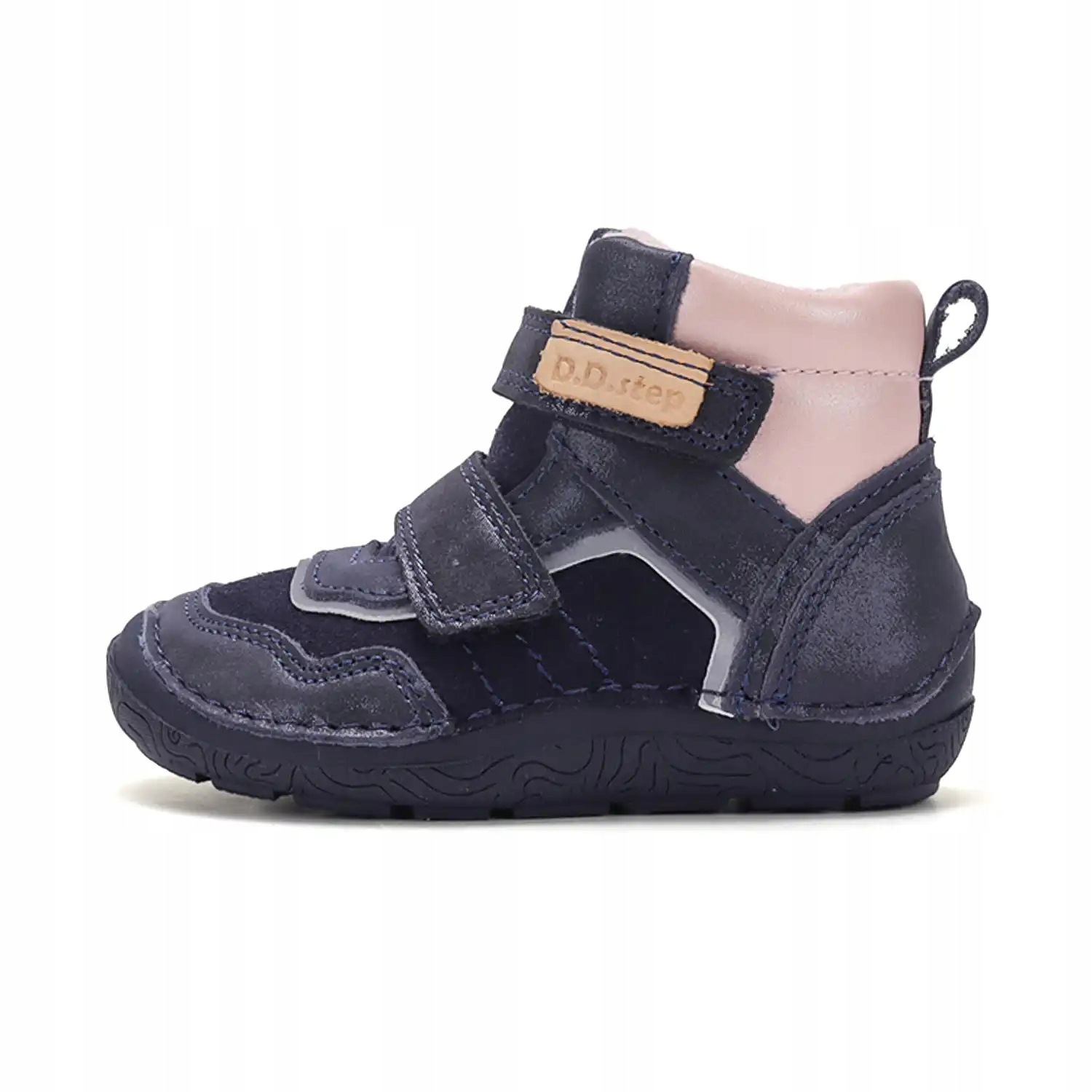 Trzewiki ocieplane barefoot D.D. Step A116-62911F Cobalt 32