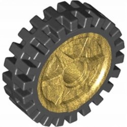 

Lego 74214c01 Koło 24x7 złota felga Nowe (2g)