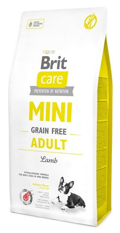 Levně Brit Care Grain Free Mini Adult Lamb 7 kg