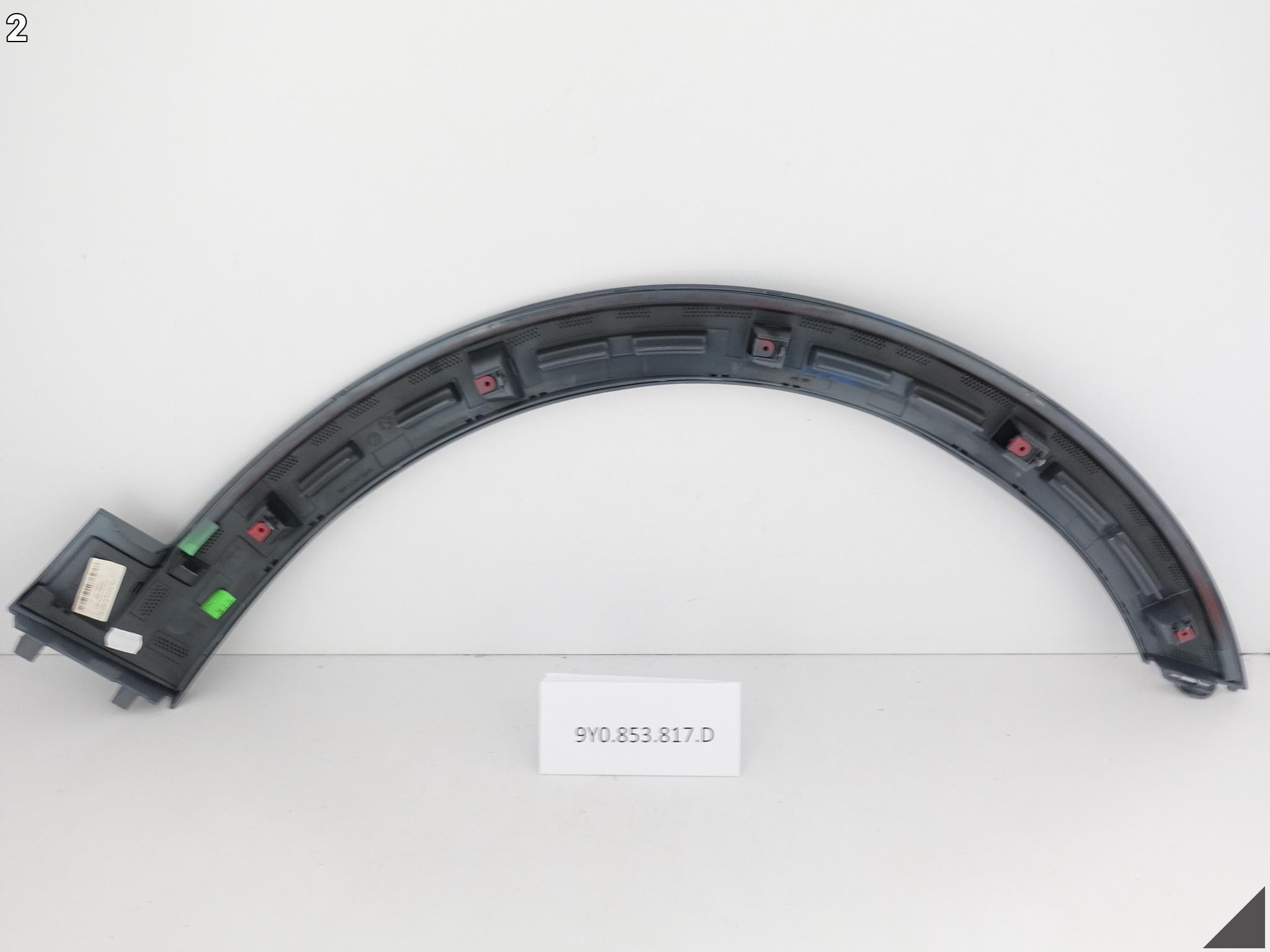 PORSCHE CAYENNE III GTS E3 9Y0 18- moulding for fender left front M7K