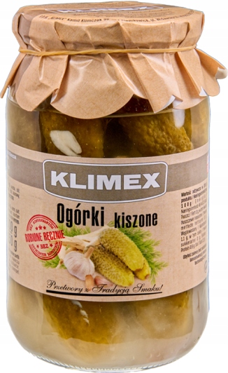 PD Огурцы соленые KLIMEX 800г