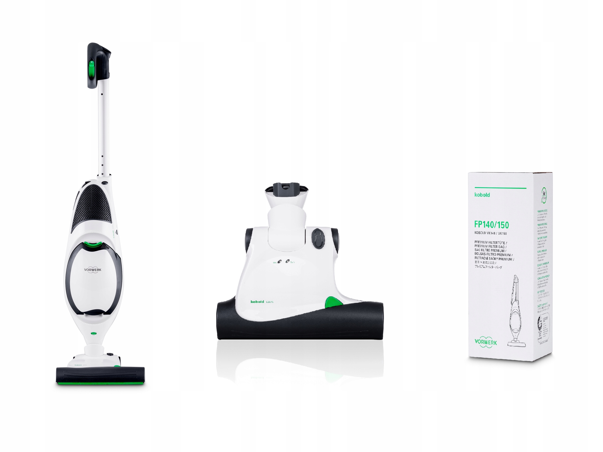 Vertikálny vysávač Vorwerk Kobold VK150 EB370 Kefa na koberce