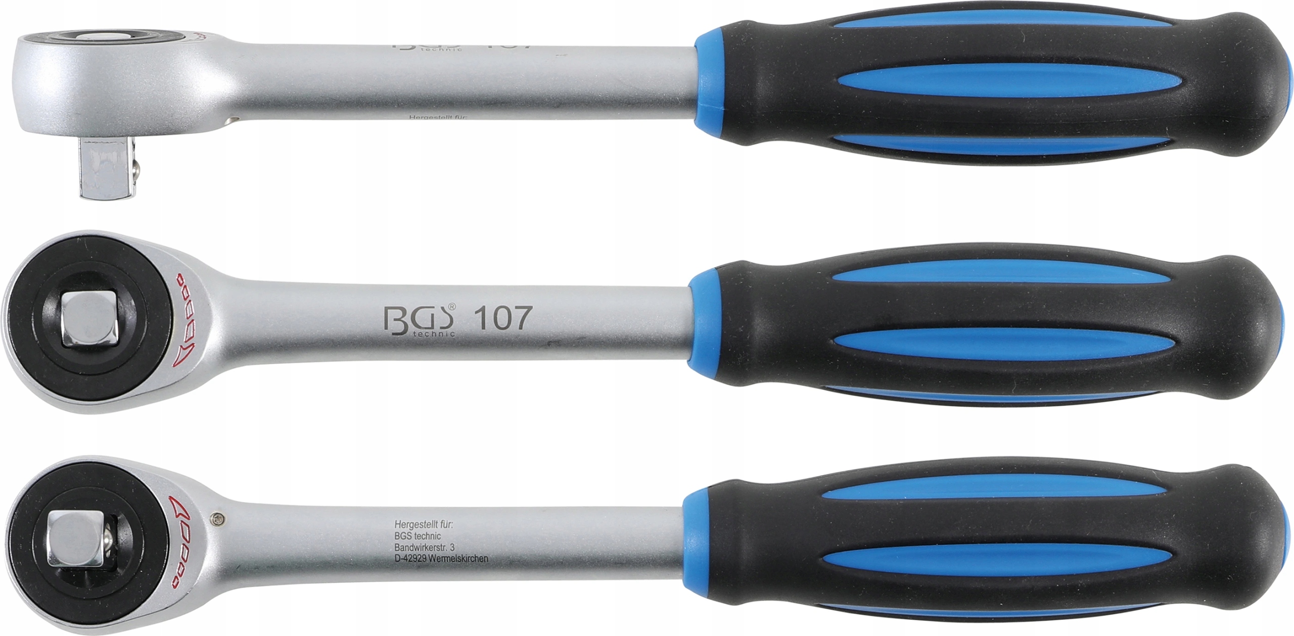 Bgs 107, Prepínacia račňa s otočnou rukoväťou 12,5 mm (1/2")