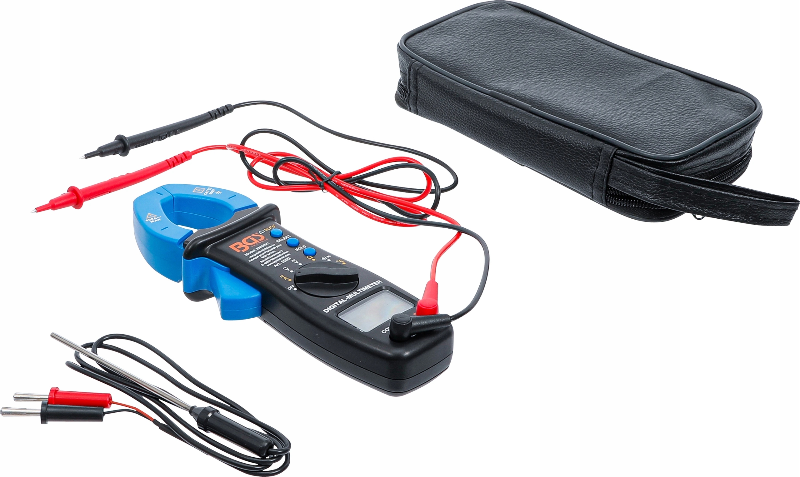 Bgs 2202, Digitálny multimeter kliešťový pre jednosmerný a striedavý prúd