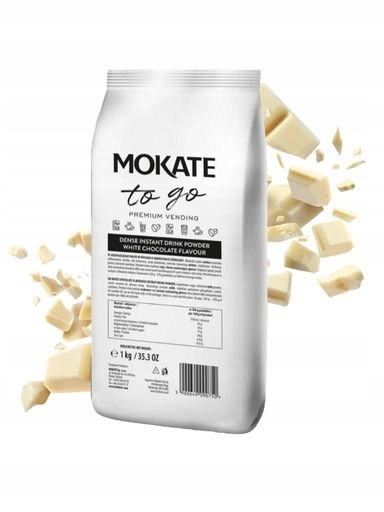 Levně 3x Bílá hustá Čokoláda Gastronomická Mokate To Go Instant Vending 1 kg