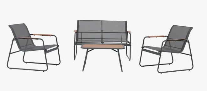 Sada záhradného nábytku Harlem antracitová Patio