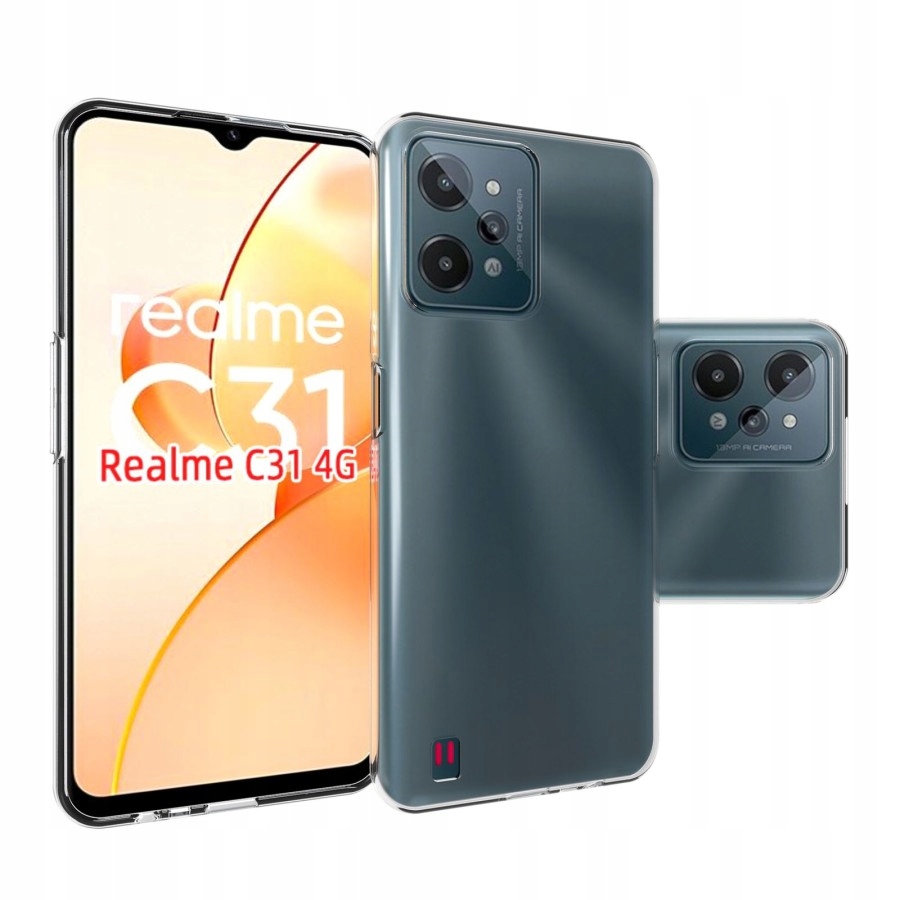 

Etui Silikon Do Realme C31 Szkło 9H