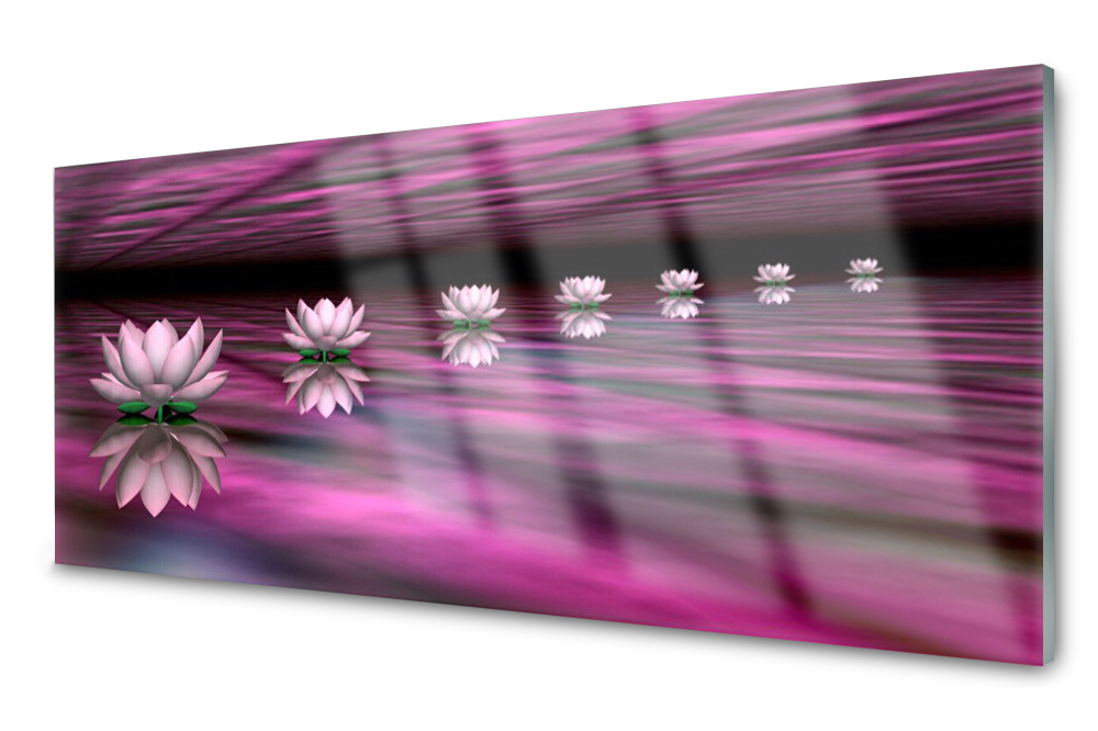 

Panel szklany do kuchni Kwiaty Roślina 125x50