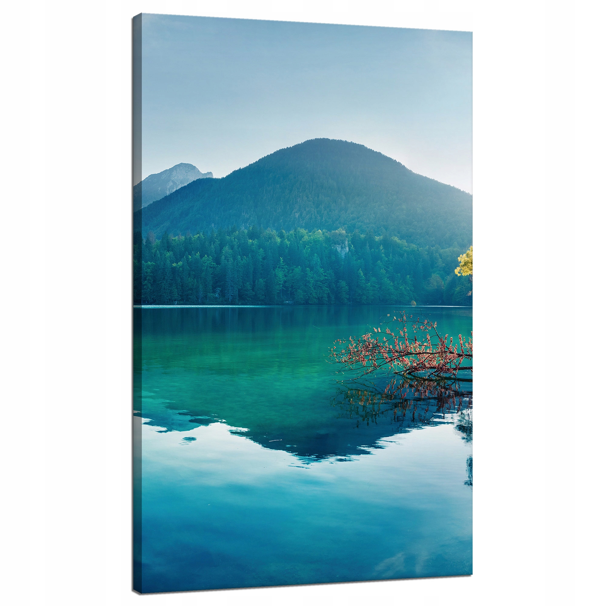 Obraz na plátně Slunce nad horami Jezero Voda Klid 70x120 cm