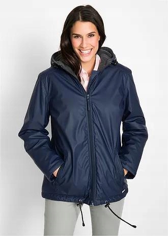 KU535 Bonprix Dešťová Bunda Zateplená Fleecem S Kapucí (10) 40