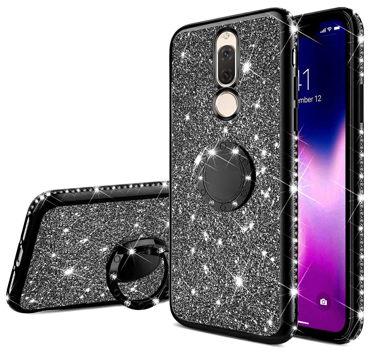 

Etui Brokat Do Xiaomi Redmi 8 Ring Case+szkło