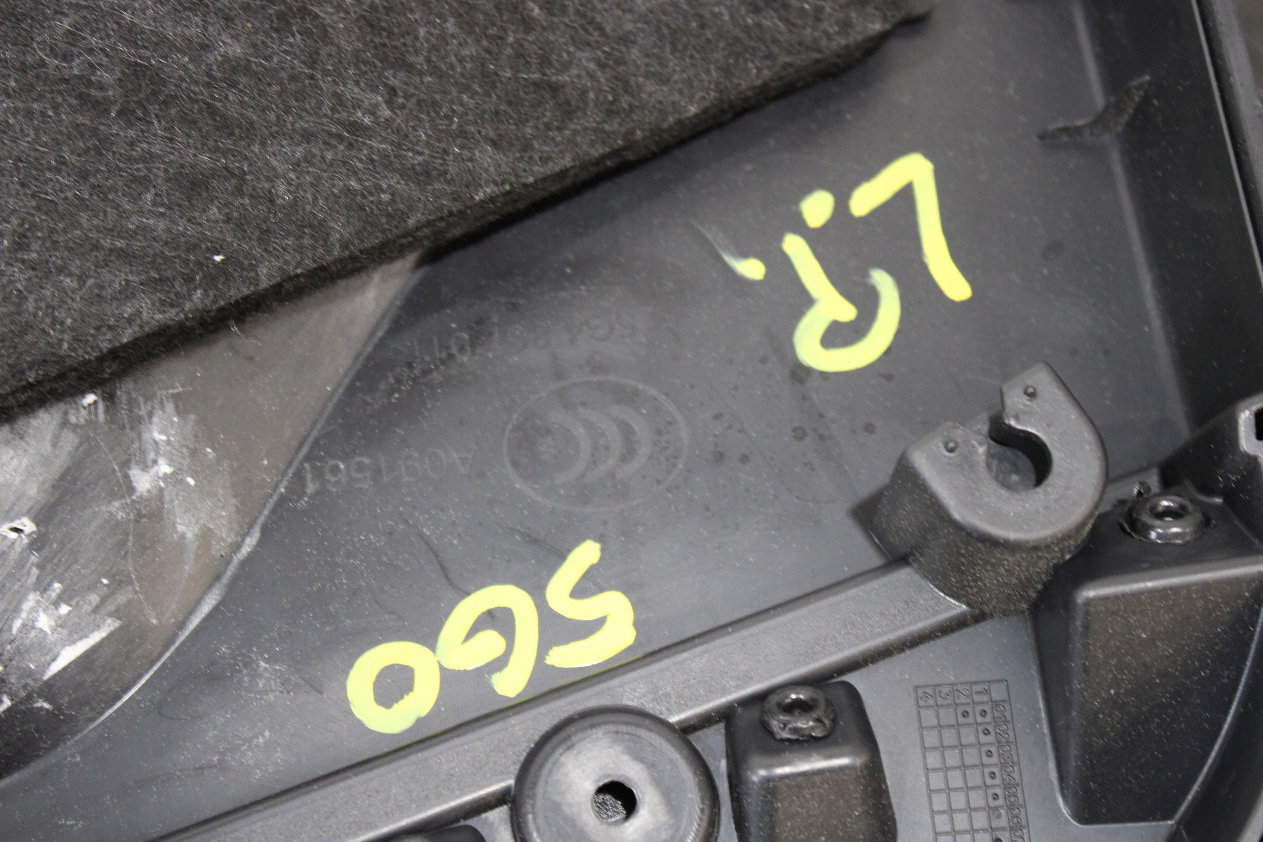 upholstery side door left front VW GOLF VII 7 5G0 LIFT