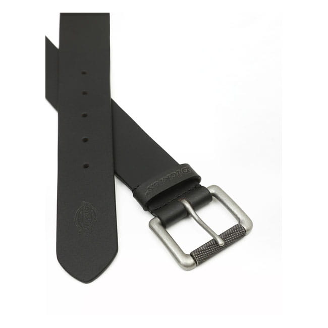 DICKIES ВИНТАЖ ЧЕРНЫЙ КОЖАНЫЙ РЕМЕШОК С ПРЯЖКОЙ