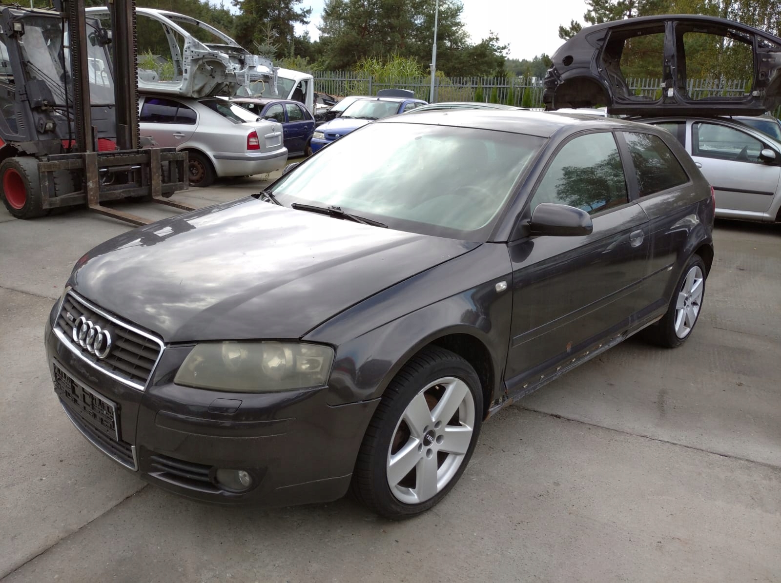 AUDI A3 8P 03- door right 3D LZ7L