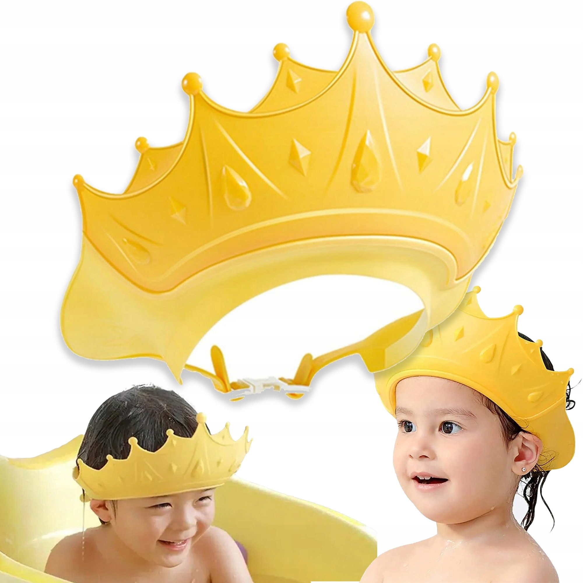 RONDO KĄPIELOWE DO MYCIA WŁOSÓW GŁOWY DLA DZIECI DASZEK KORONA DLA DZIECKA