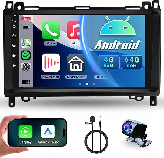 Automobilové rádio Rimoody Mercedes Benz W169 W245 B160 B170 B180 B200 W639