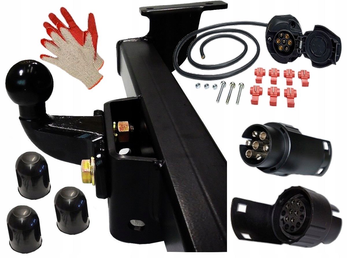 KOMPLETNY HAK HOLOWNICZY+WIĄZKA7PIN +ADAPTER 7/13P SUZUKI VITARA 1988do2005