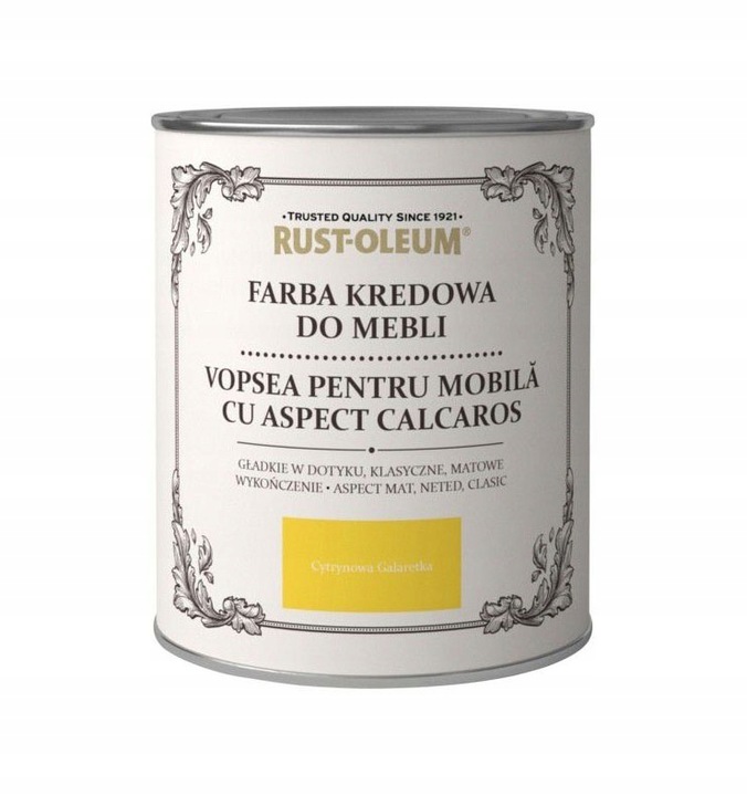 

Farba Kredowa Do Mebli Rustoleum Żółty 0,125L