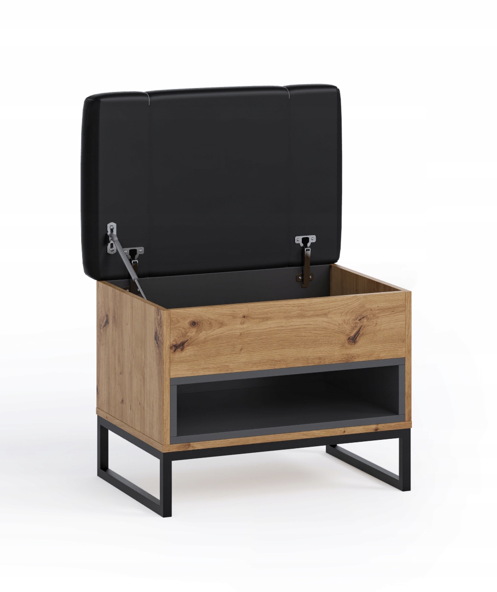 Nowoczesny kufer Oliwer dąb artisan OV-3 Marka CMK Meble