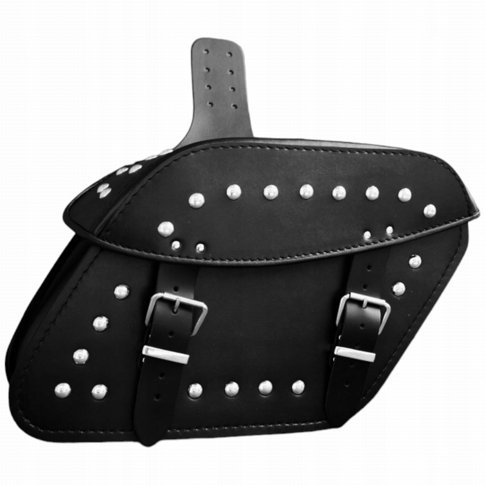 Kožené motocyklové tašky, čierne, 12L