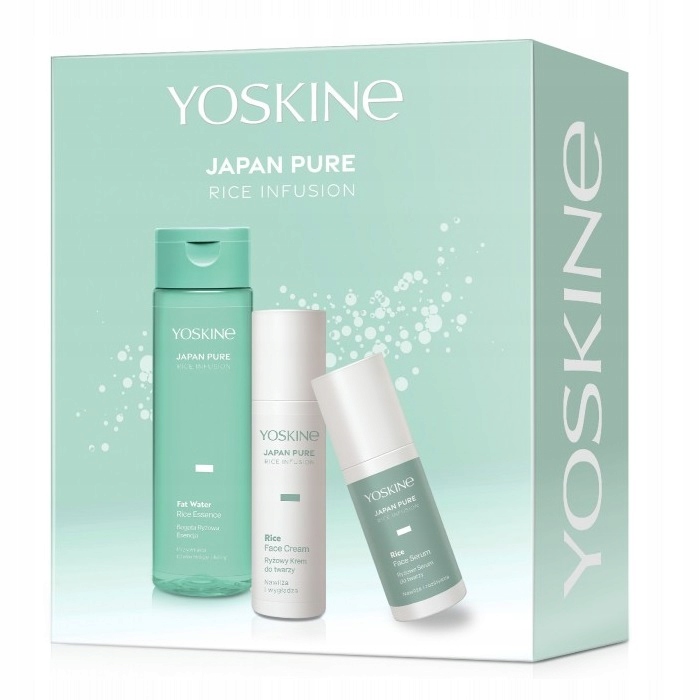 Yoskine Japan Pure Rice Infusion sada rýžových pleťových sér 30 ml rýže