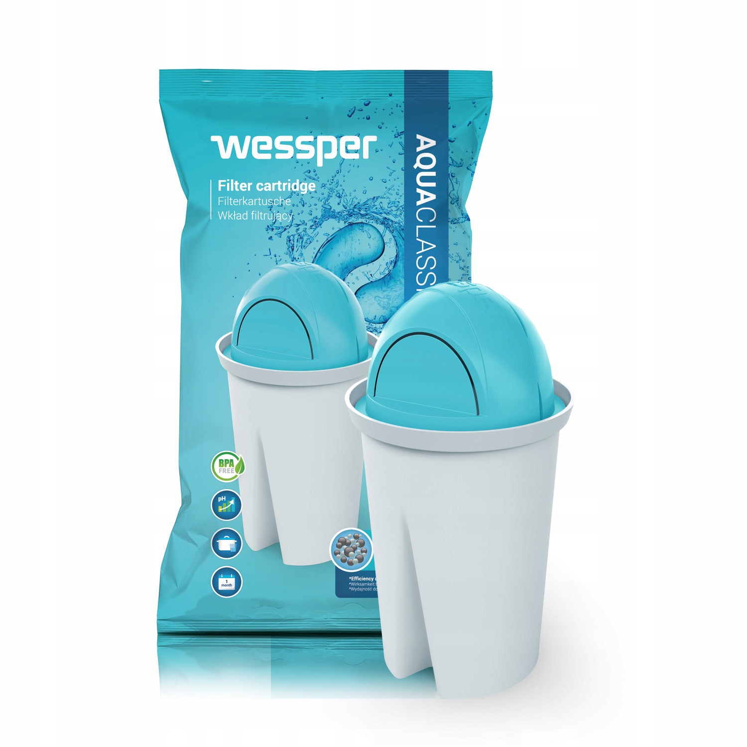 

6x Wkład Wessper Alkaline Do Dzbanka Aquaphor
