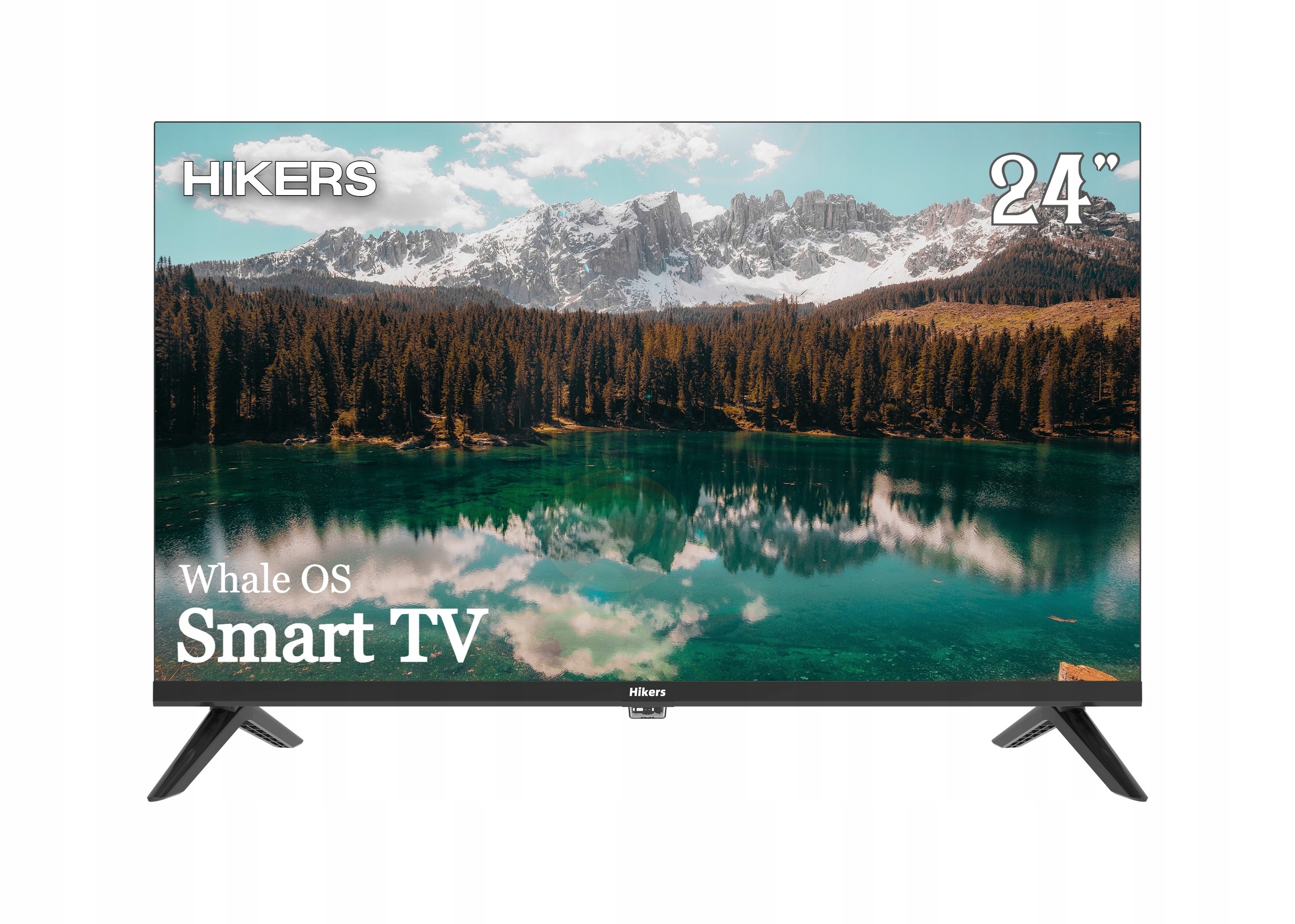 Televizor Hikers 24 Palců Smart Tv Led Hd Ready 3×HDMI 2×USB WiFi Bluetooth