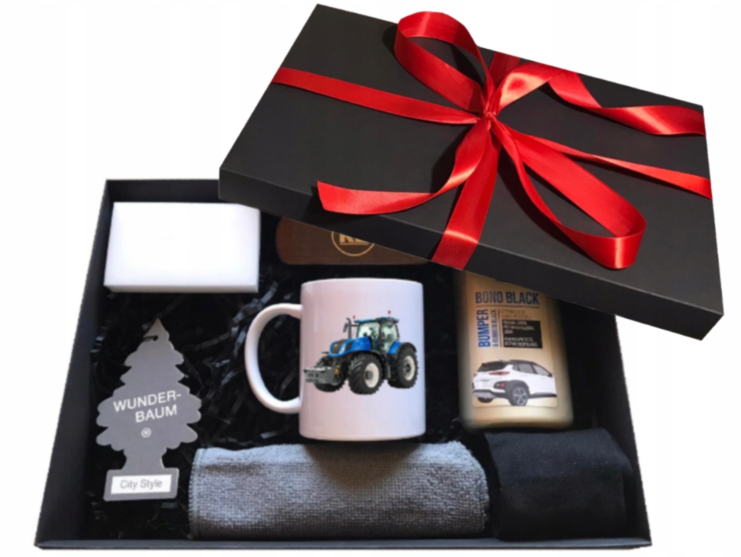 Sada dárek hrnků pro farmáře, řidiče New Holand, doplňky