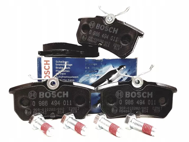 BOSCH TARCZE+KLOCKI P+T FORD FIESTA VI 278MM Wersja Europejska