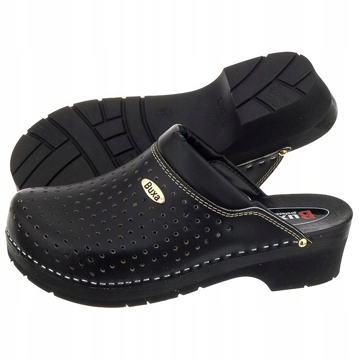 Boty Chodaki Kožené Dámské Buxa Supercomfort Černé FPU11