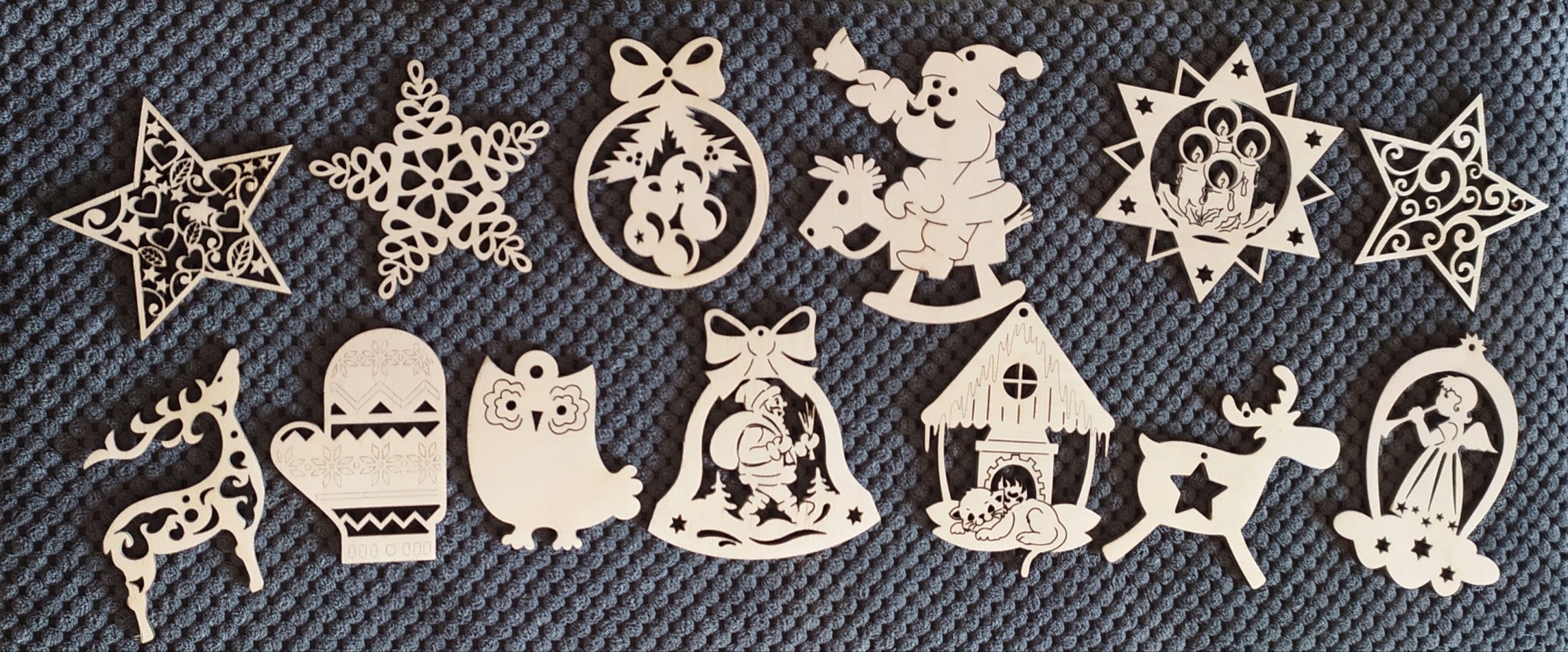 13szt DEKORACJE BOMBKI ZAWIESZKI NA CHOINKĘ zestaw