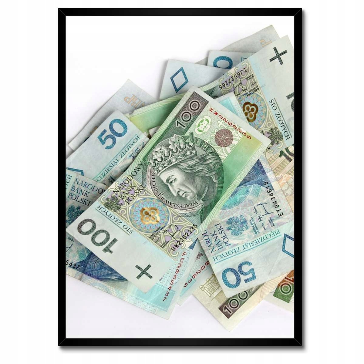 Plakáty v rámu 50x70 Pokladna Peníze
