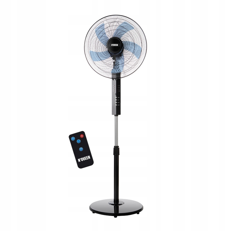 Wentylator Stojący Wiatrak Podłogowy F455 Cichy Mocny 55W Pilot